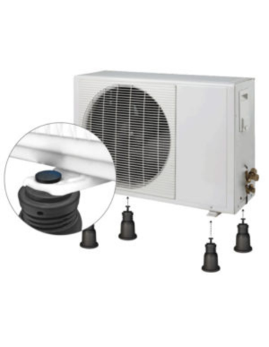 Soporte base unidad exterior (4 uds) 100 mm instalacion